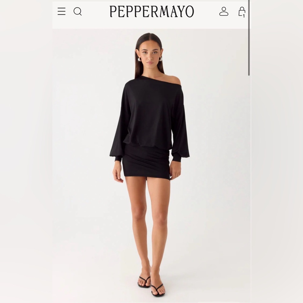 Peppermayo Briar Mini Dress - Black